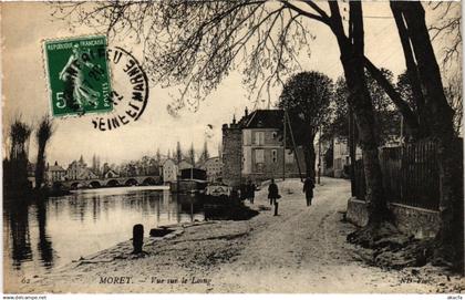 CPA MORET-sur-LOING Vue sur le Loing (1350499)