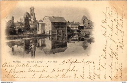 CPA MORET-sur-LOING Vue sur le Loing (1350503)