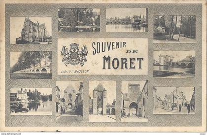 CPA  Souvenir de Moret-sur-Loing vues multiples