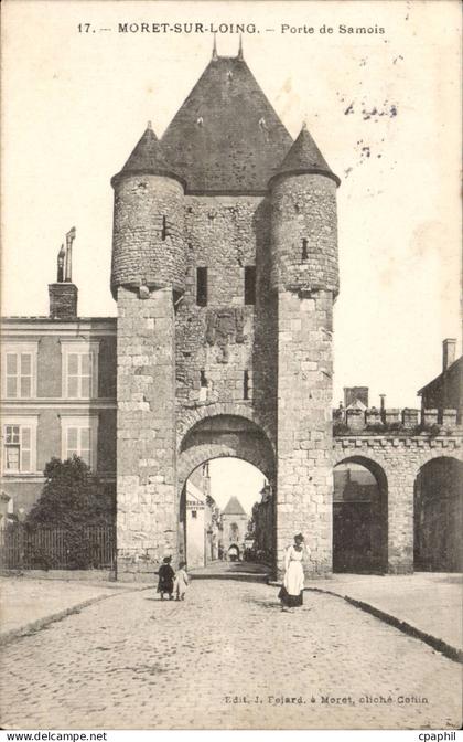 Moret sur Loing CPA Porte de SAmois