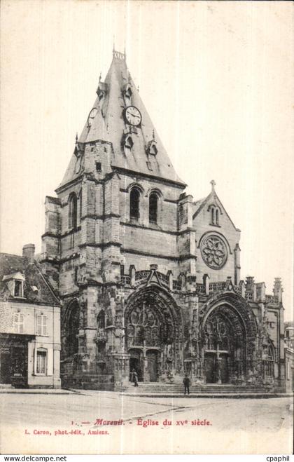 CPA Moreuil Eglise du XVe Siecle