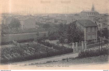 MORIERES - Vue générale