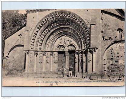 64 MORLAAS - Portail de l'église