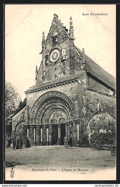 CPA Morlaas, Eglise Ste-Foy