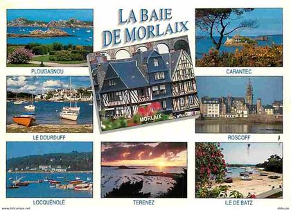 Carte Postale - 29 - Morlaix - La Baie de Morlaix - Multivues - Plages - Voir Scans Recto Verso