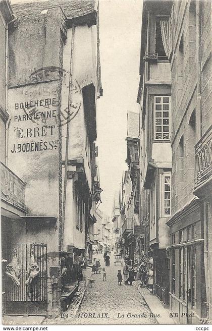 CPA Morlaix La Grande Rue