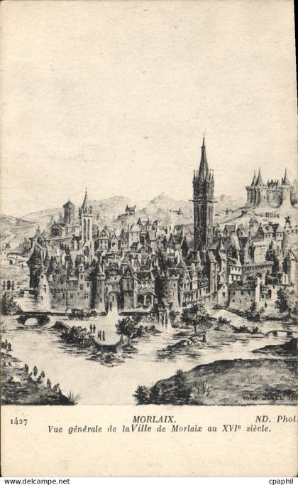 CPA Morlaix Vue generale de la Ville de Morlaix