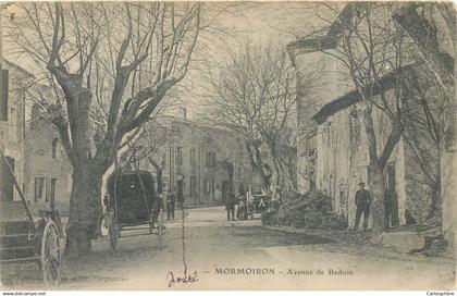 CPA 84 Vaucluse Mormoiron Avenue de Bedoin