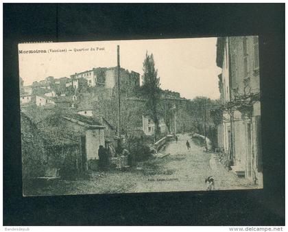 Mormoiron (84) - Quartier du Pont ( animée cachet facteur boitier Saint Maulvis Ed. Constant )