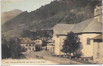 CPA Vue de Morzine - La Place