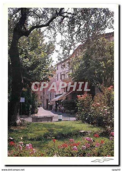 CPM Mougins La place fleurie
