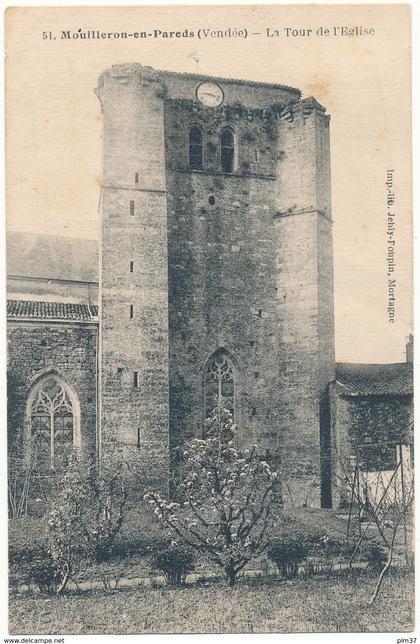 MOUILLERON EN PAREDS - La Tour de l'Eglise