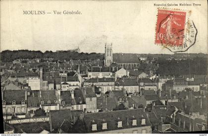CPA Moulins Vue Generale