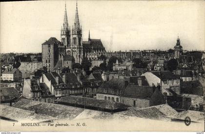 CPA Moulins Vue generale