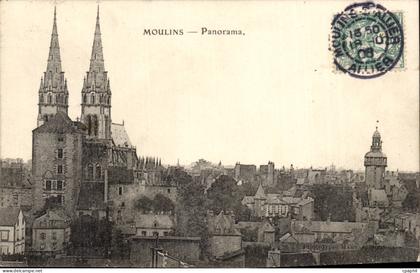 Moulins CPA Panorama