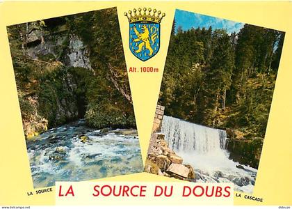 Carte Postale - 25 - Mouthe - La Source du Doubs - Multivues - Blasons - CPM - Voir Scans Recto-Verso - Poscard - Carta
