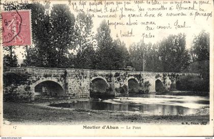 CPA Moutier D'Ahun Le Pont
