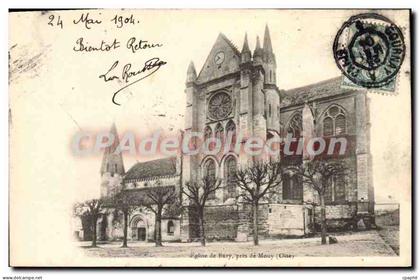 CPA Eglise de Bury pres de Mouy Oise
