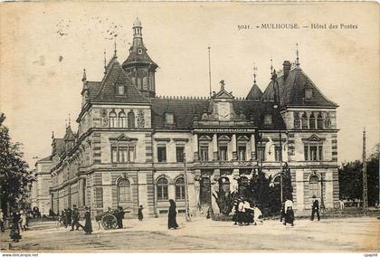 CPA Mulhouse Hotel des Postes