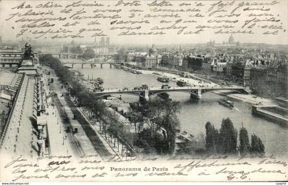 CPA Paris Panorama de Paris Notre Dame