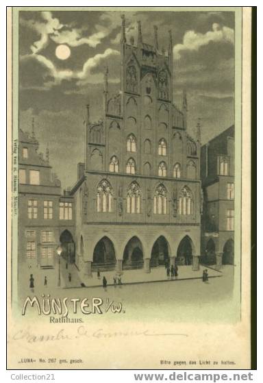 MUNSTER ..... RATHAUS .... CHROMO