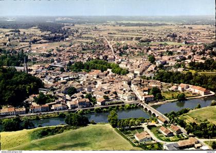 CPSM Mussidan Vue Generale Aerienne