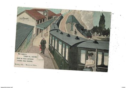 ME VOICI A MUSSY-SUR-SEINE D'OU JE VOUS ADRESSE TOUTES MES AMITIES