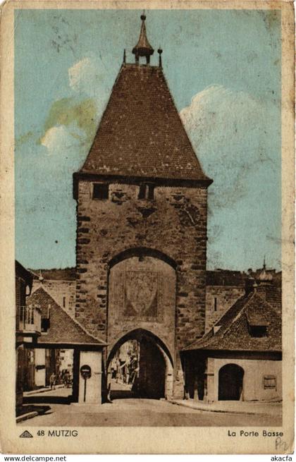 CPA MUTZIG - La Porte Basse (367359)