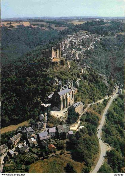 12 - Najac - En avion au dessus de Najac - Vue Générale aérienne - CPM - Voir Scans Recto-Verso