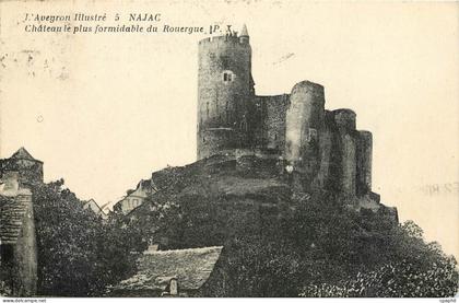 CPA L'Aveyron Illustre Najac Chateau le plus formidable du Rouergue