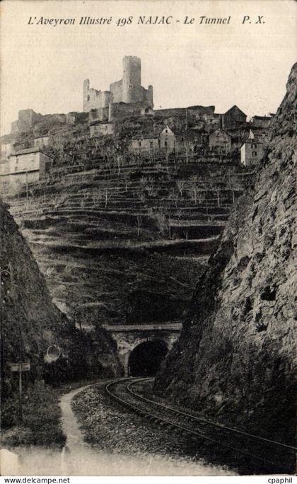 CPA Najac Le tunnel