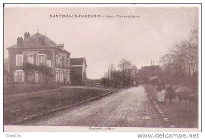 NANTEUIL LE HAUDOUIN GARE VUE EXTERIEURE (PETITE ANIMATION)