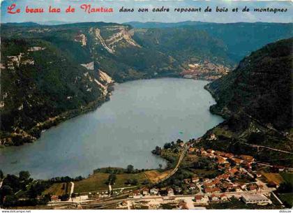 Carte Postale - 01 - Nantua - Le Lac de Nantua - Vue aérienne - au 1er Plan le Port au fond Nantua - CPM - Voir Scans Re