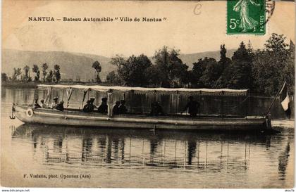 CPA NANTUA Bateau Automobile Ville de NANTUA (683944)