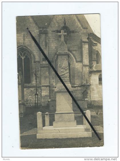 Carte photo  - Monuments  Naours