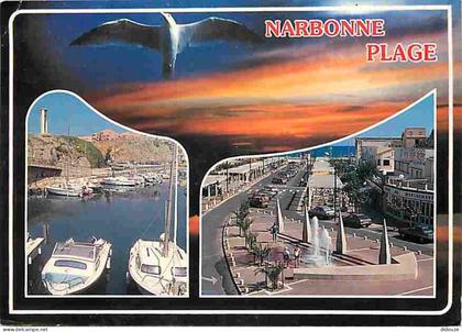 Carte Postale - 11 - Narbonne - Narbonne Plage - Multivues - Bateaux - Automobiles - CPM - Voir Scans Recto-Verso - Posc