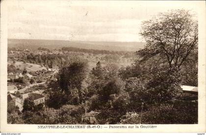 CPA Neauphle Le Chateau Panorama Sur la Gouttiere