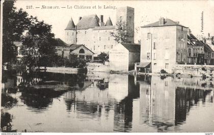 Nemours - Le Chateau et le Loing - CPA