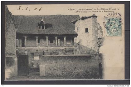 47 - Nerac - Le Chateau d' Henri IV