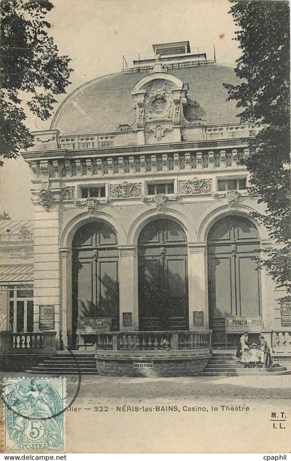 CPA Neris les Bains Casino le Theatre