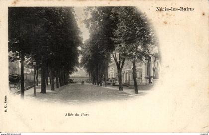Neris les Bains - Allee du Parc - CPA