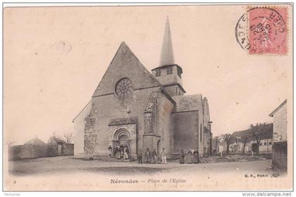 18 nerondes   place de l'eglise