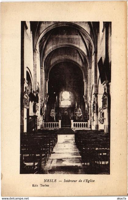 CPA Nesle interieur de l'eglise (1498101)