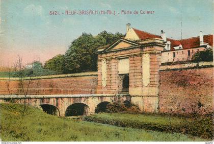 CPA Neuf-Brisach (Ht Rh) Porte de Colmar