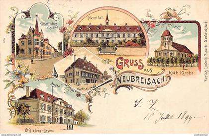 France - NEUF-BRISACH (68) Litho - Année 1899 - Ed. Ludwig Rauch