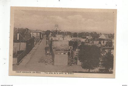 NEUF BRISACH (HAUT RHIN) VUE PRISE DE LA PORTE DE BELFORT