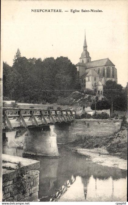 CPA Neufchateau Eglise Saint Nicolas