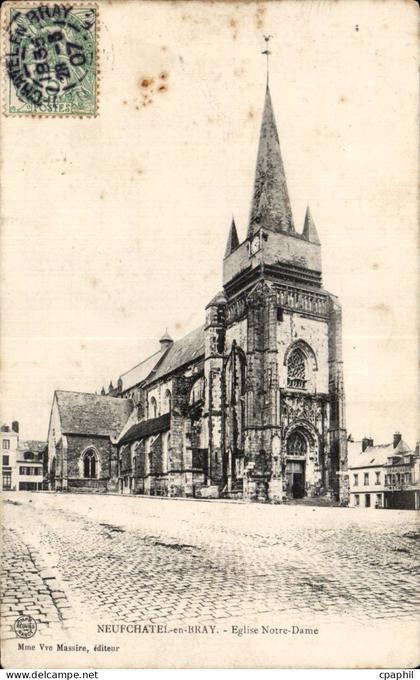 Neufchatel en Bray - L Eglise Notre Dame - CPA