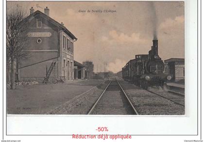 NEUILLY L'EVEQUE - Gare- état