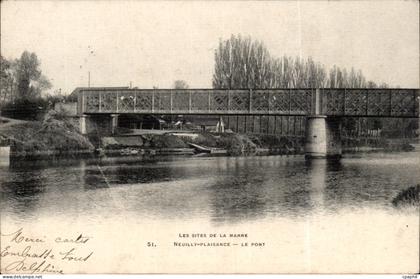 Neuilly Plaisance CPA Le pont
